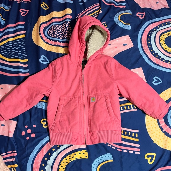 Carhartt Other - Carhartt Kids Pink Hooded Jacket